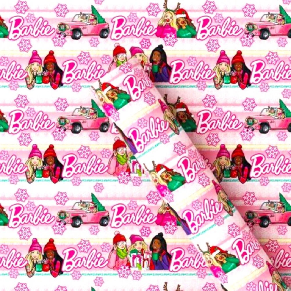 BARBIE CHRISTMAS GIFT WRAP
